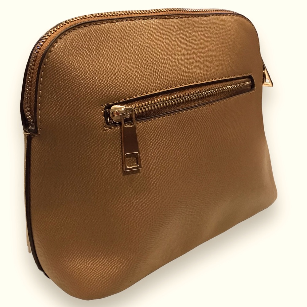 kate spade ♠️ Tan Coated Canvas Oversized Clutch / Wristlet (read description) - Picture 3 of 8